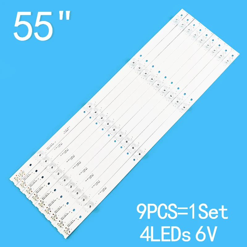 

New 9PCS/lot For TCL 55"TV 55UC6586 55T1YP 55BC7600 55U6780C 55HR330M04A5 4C-LB5504-HR15J 4C-LB5504-HR16 55P3-CUD A 55P3-CUD B