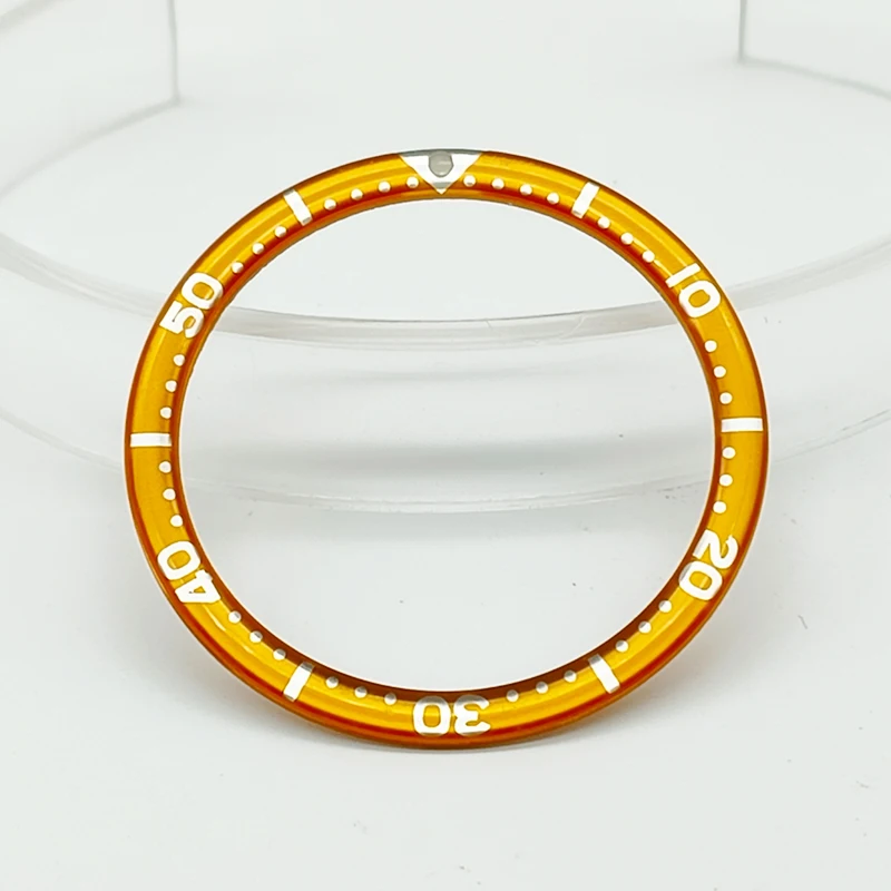 Premium 38mm Diver Watch Bezel Insert - Aluminum Resin Bezel Ring Spare Part