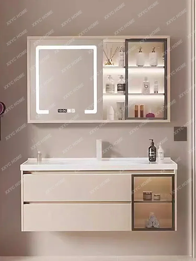 

Laundry Inter-Platform Basin Combination Bathroom Cabinet Ceramic Whole Washbin Household