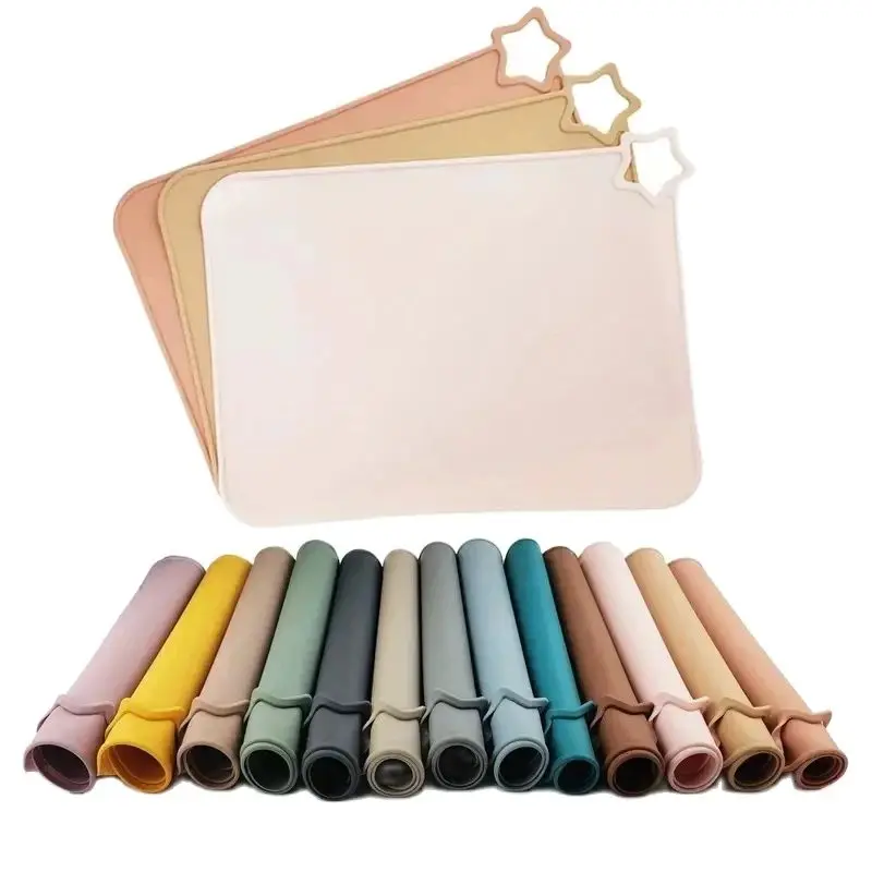 열 절연 매트, 화상 방지 플레이스 매트, 세척 용이, 방수 및 내유성 테이블 매트, 가정용 식기, 식품 등급