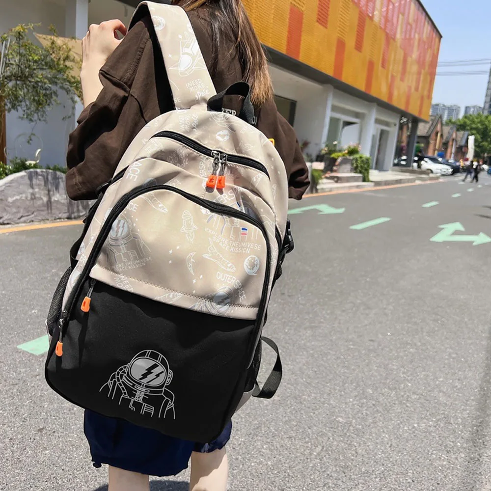 Laptop Backpack for Men Women Outer Space Large Capacity Cover Waterproof Durable Outdoor Travel Casual Student Schoolbag