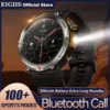 EIGIIS KE3 Bluetooth Call Smart Watch Men Full Touch Screen Health Monitor Clock With Flashlight Men SmartWatch For IOS Android 1