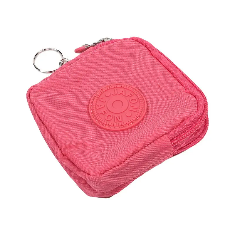 Mini Nylon Coin Purse black