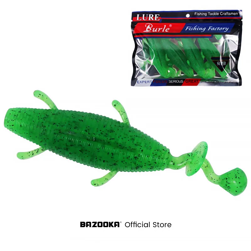 Bazooka TPR Soft Bait Angelköder Silikon Shad Easy Shiner Swimbait Wobbler Wurm Pesca Bass Pike Jighead Jigging Head Winter – Detail 8