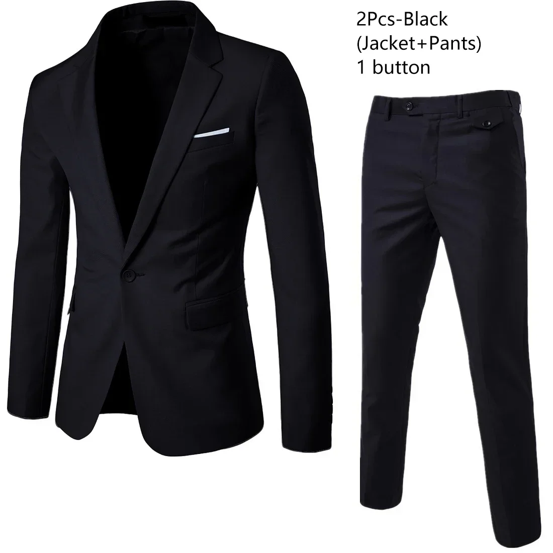 Black 2-piece suit