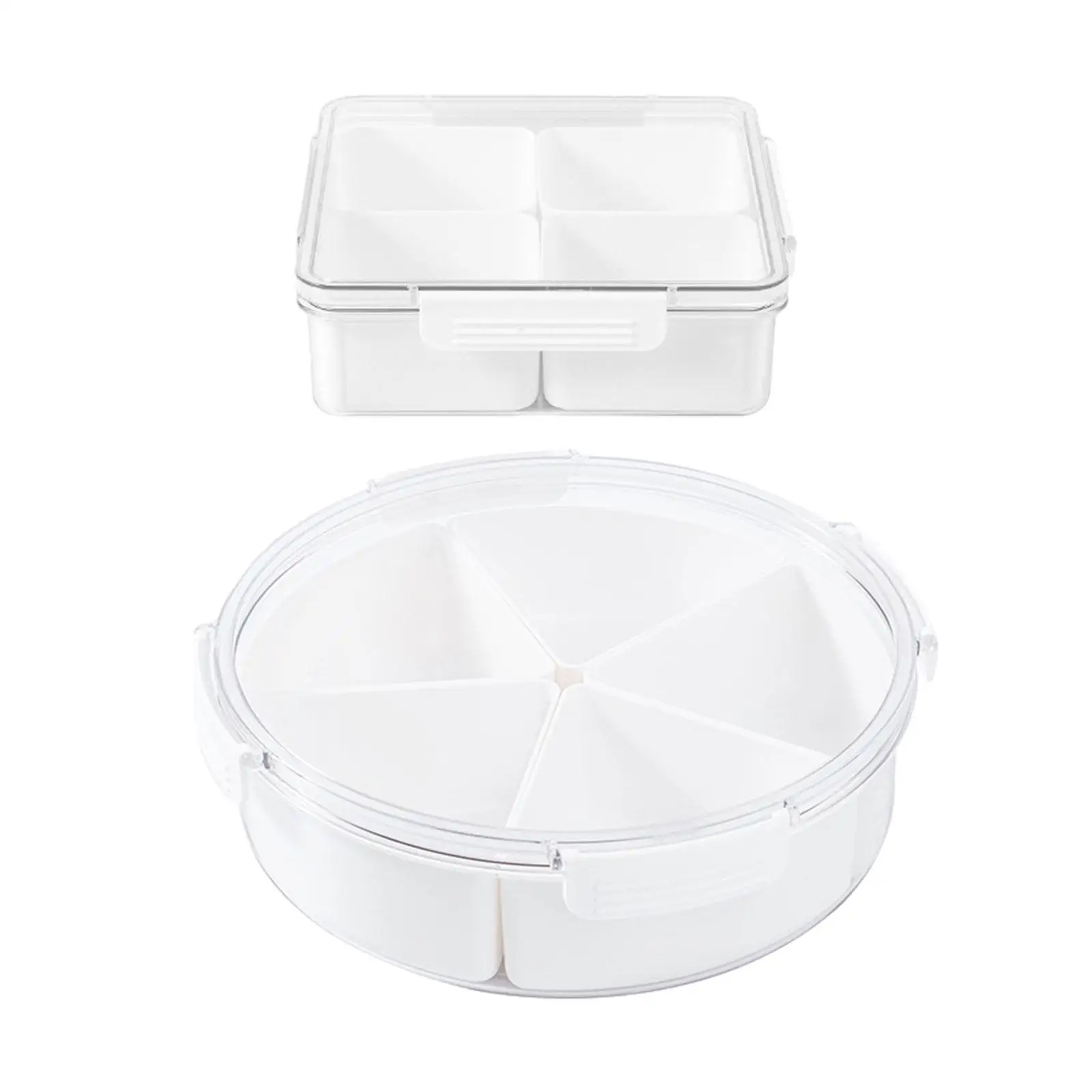 Catering Organizer Tray with Lid Reusable for Fruits Sweets  Dessert