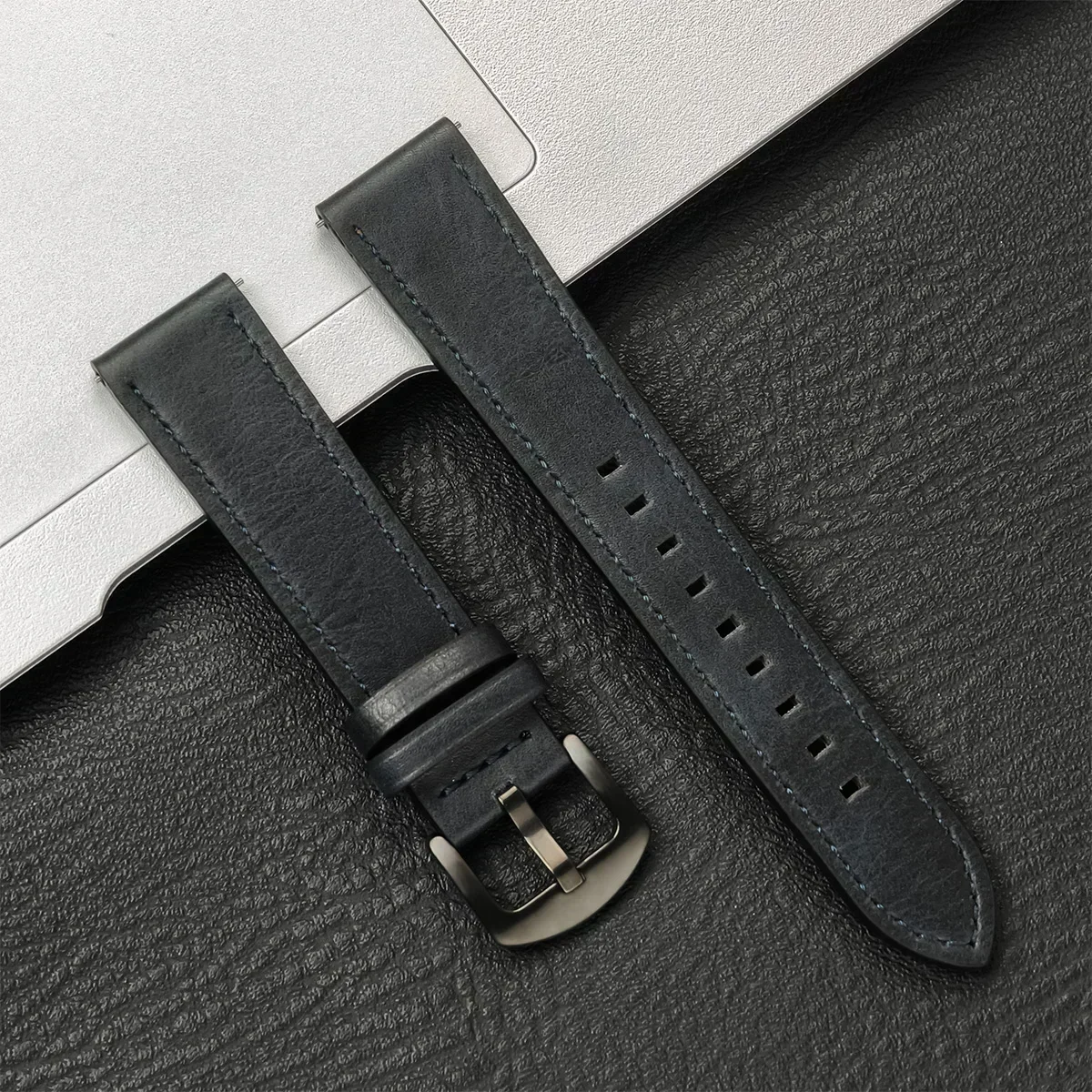 Premium Leather Wristband - Soft Adjustable Strap