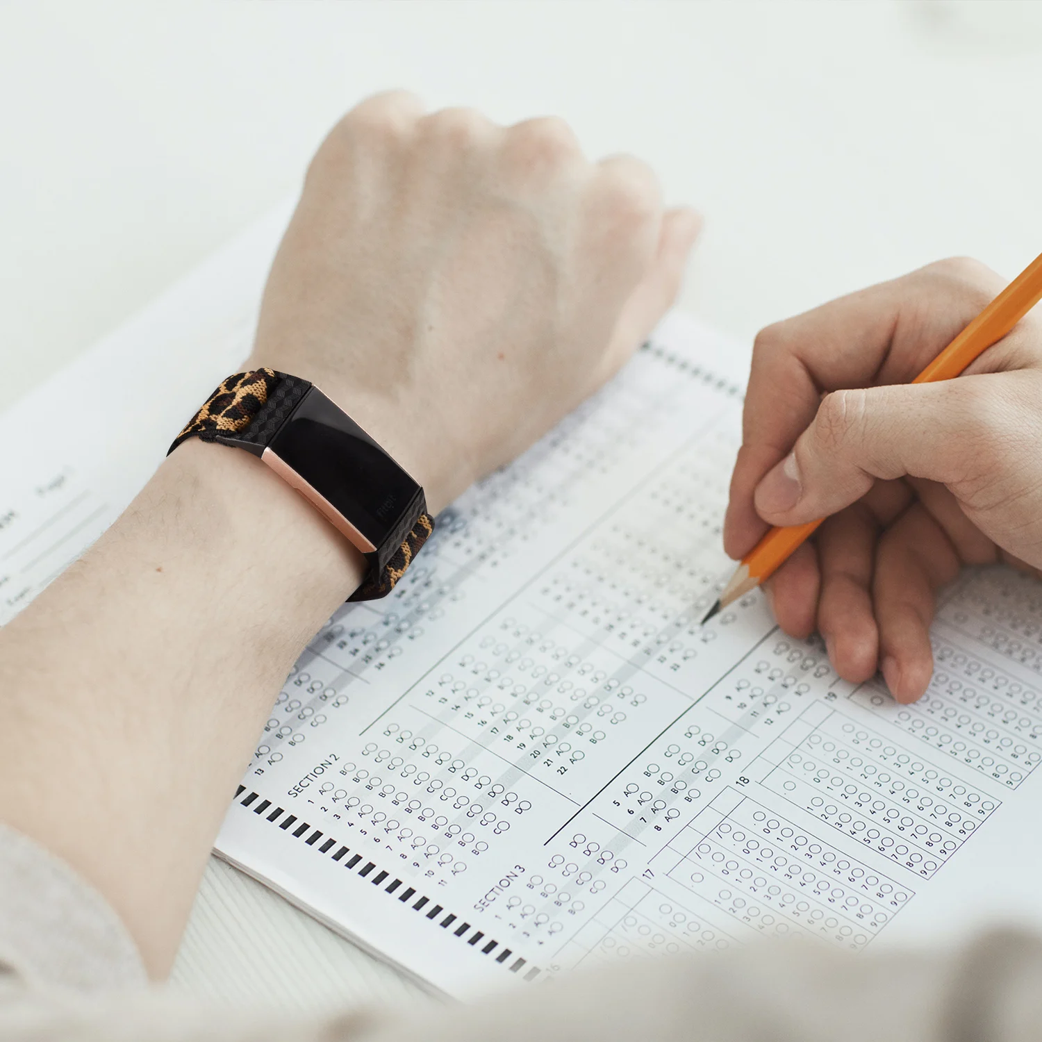 Cinturino Elastico Per Fitbit Charge 3/4 - Nylon Traspirante, Regolabile