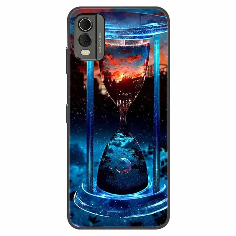 Shockproof Soft Silicone TPU Back Cover with Cute Cartoon Design