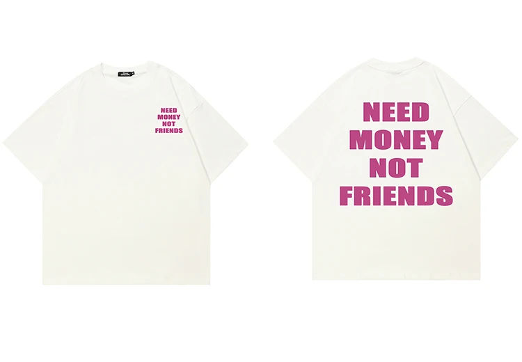 Money Over Friends Statement T-Shirt S7cfd30a3457e4d2da0fea4f159d4d0a6A