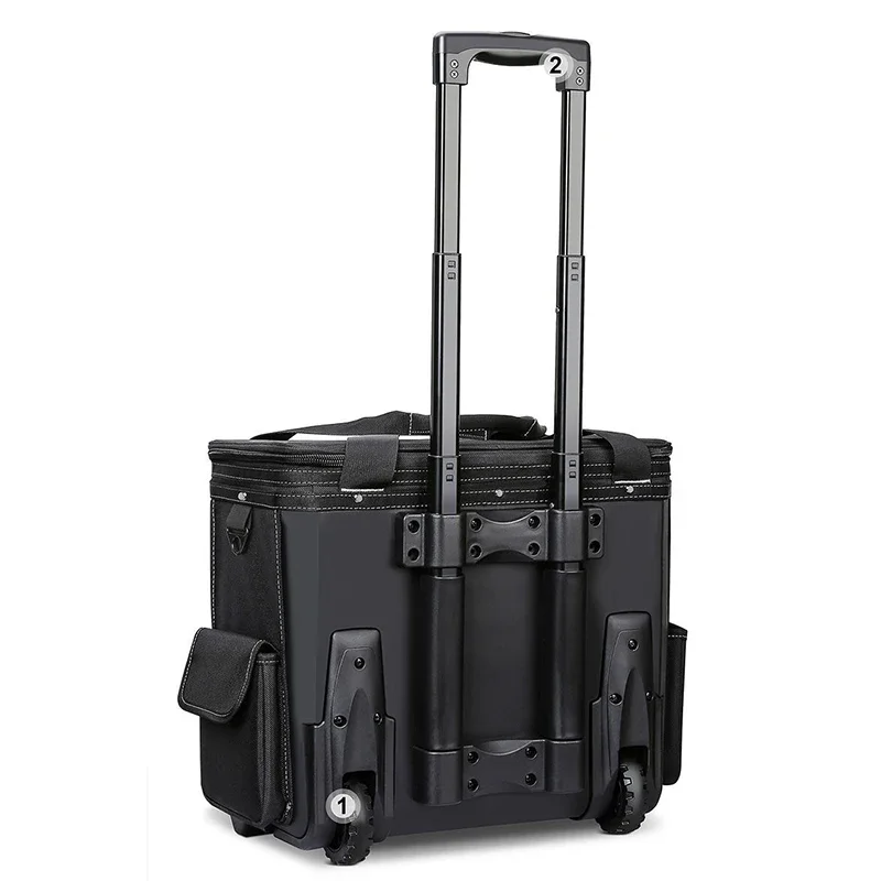 Multifunctional Pull Rod Tool Kit Repair After-sales ElectricianKit Durable Woodworking Drag Type Toolbox Storage Bag 2