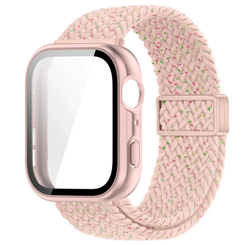 Braided Nylon Strap with Magnetic Buckle and Protective Screen Cover