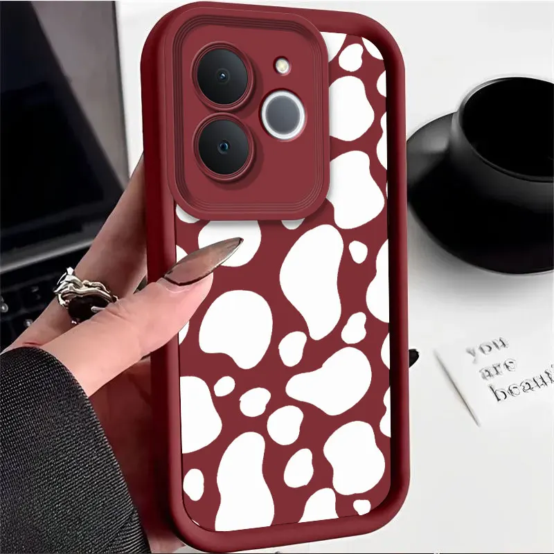 Leopard Print Soft Silicone Shockproof Phone Case - Stylish Protective Back Cover