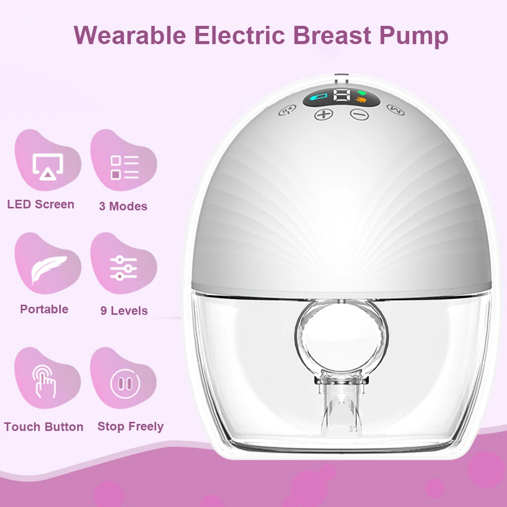 Qy105 Portable Wearable Breast Pump Hands Free Electric Breast Pump