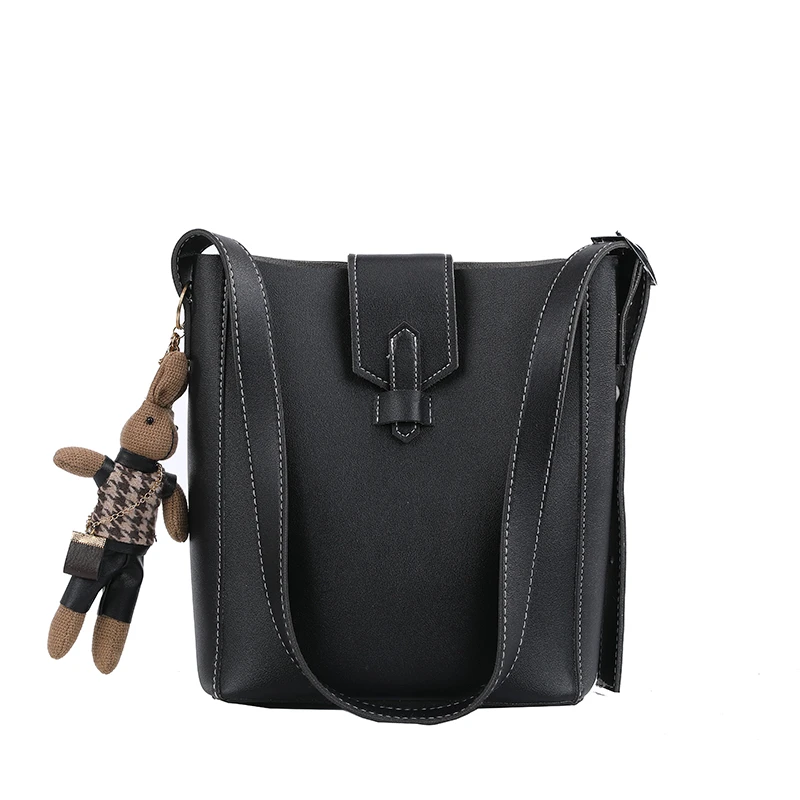 Pure Color Large Cpacity Handbag Shoulder Bag