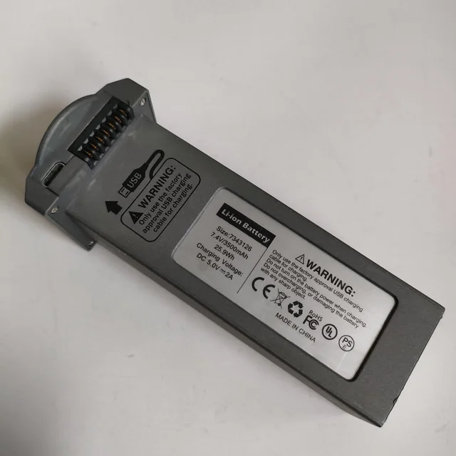 2PCS 7.4V 3500mAh Lithium Battery For 4D-F4 Folding Drone - Replacement RC Quadcopter Battery