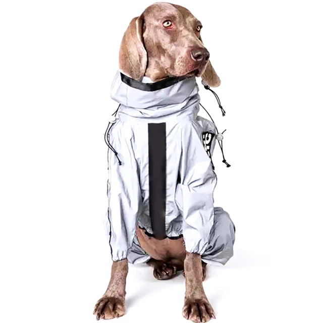 Reflective Pet Dog Jumpsuit Waterproof Raincoat Sunscreen Dog Outdoor Clothes Jacket for Small Medium Large Dog Pet Supplies 3