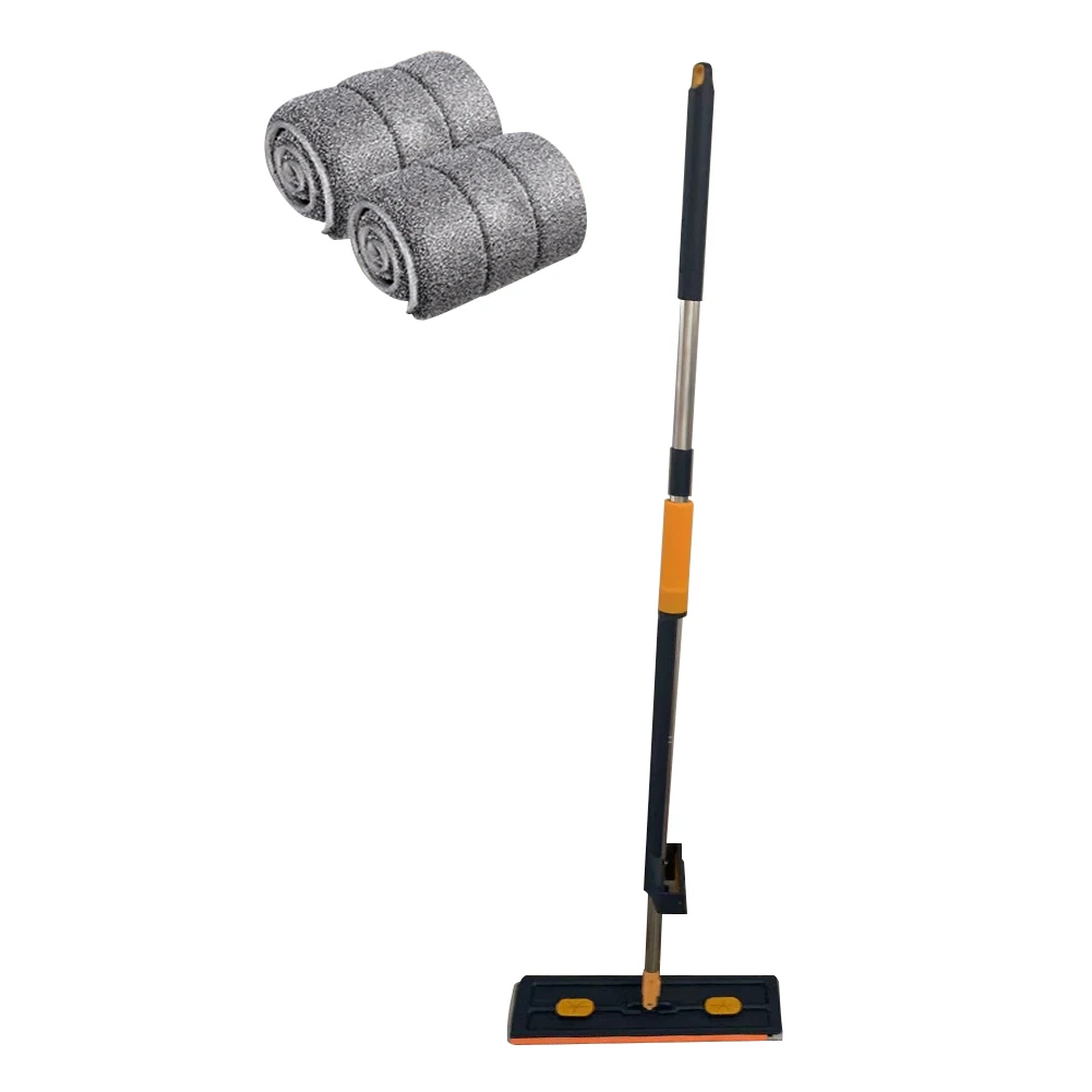 Microfibre Flat Mop for Floor Cleaning with Long Handle