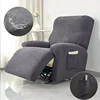 Leaves Jacquard Recliner Chair Cover  Chair Covers Elastic Spandex Single Sofa Covers Armchair Slipcover Couch Protector 3