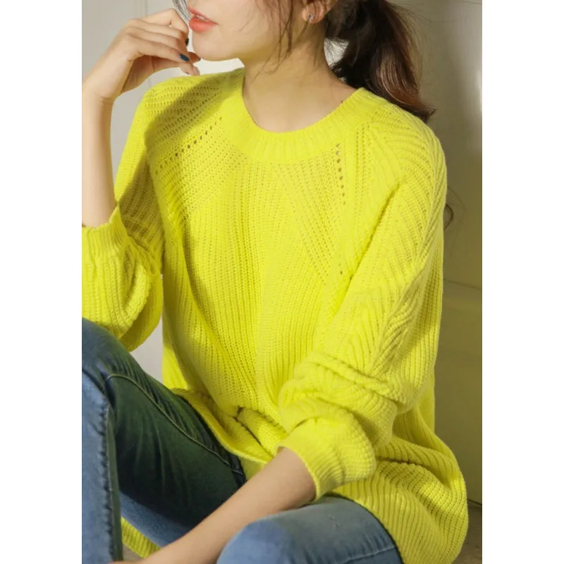 

2023 Spring and Autumn Joker Girl Pure Wind Sleeve Knitwear