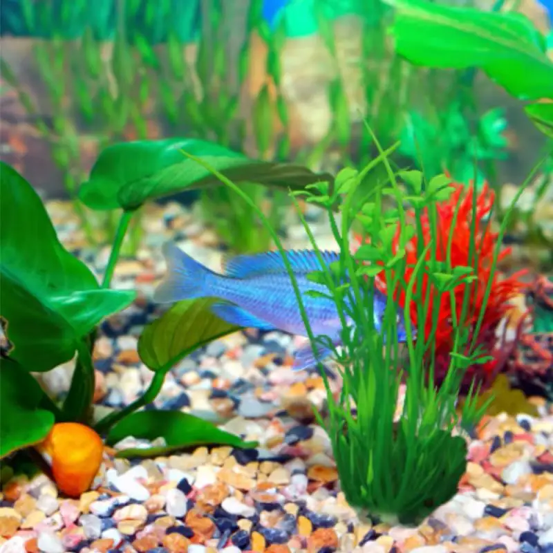 Artificial Aquarium Plants Decoration Fish Tank Water Plant Grass Ornament Plastic Underwater Aquatic Water Weeds Viewing Decor