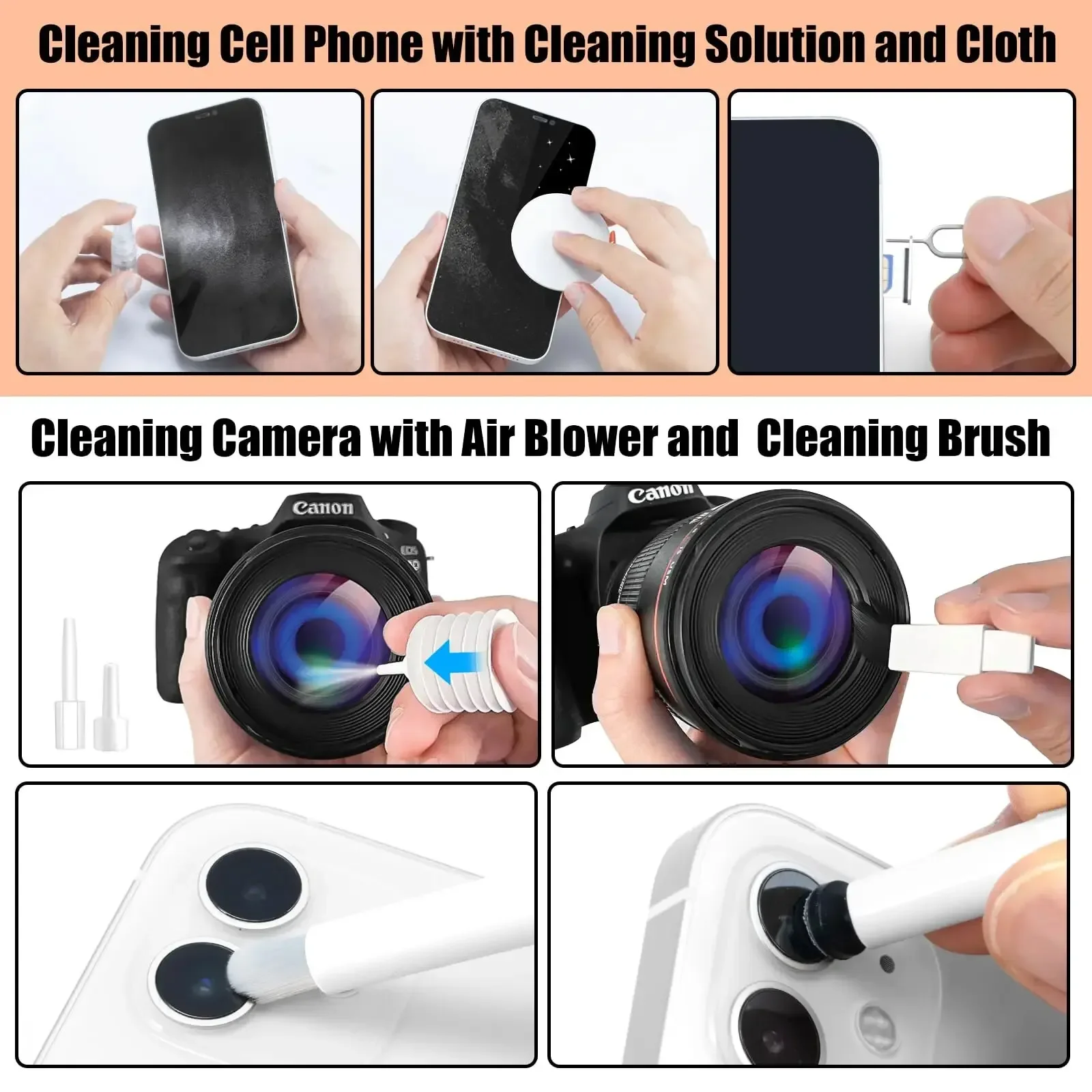 Ultimate 20-in-1 Electronic Cleaning Kit - Comprehensive Tool Set