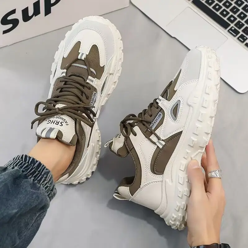 

2023 New Men's Shoes Summer Casual Shoes Fashion Breathable Outdoor Elevated Shoes Comfortable Sports Shoes
