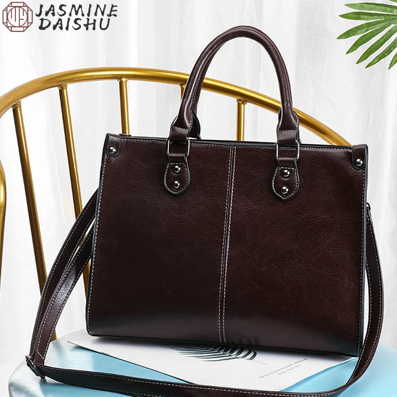 High Quality Luxurys Designer Ladies Genuine Leather Tote Bag With