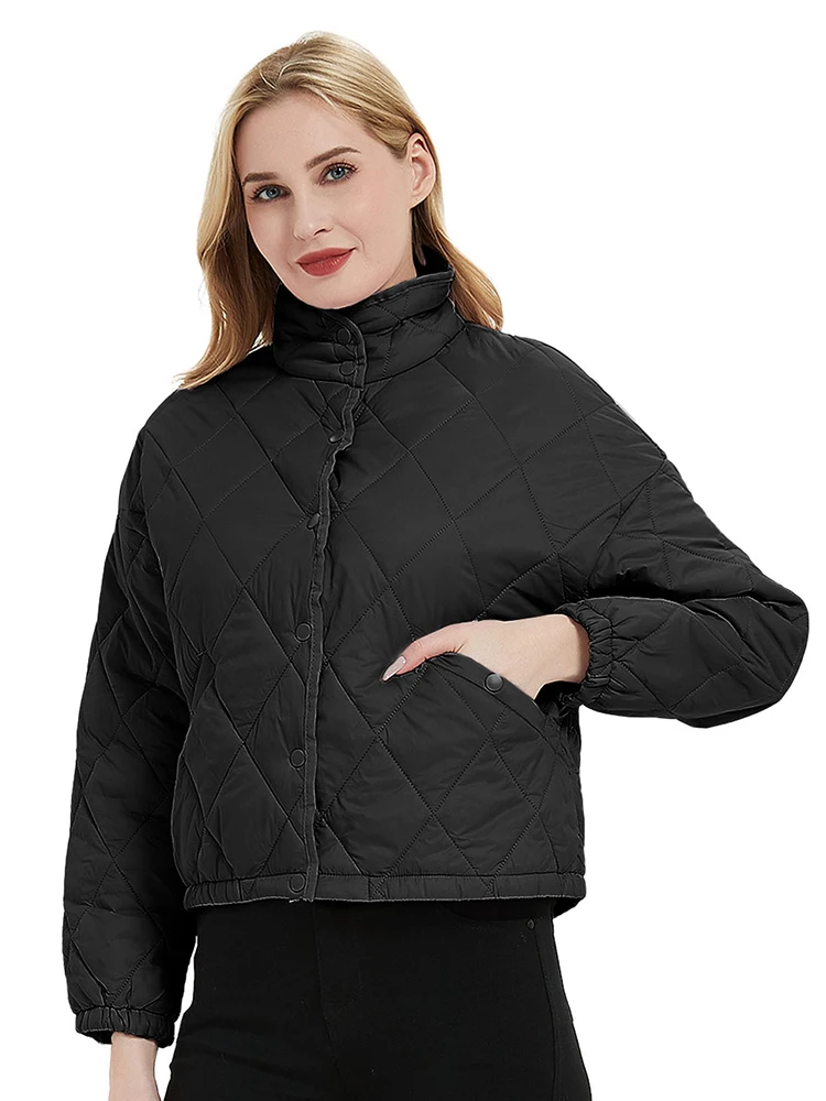 Giolshon 2022 Women Lightweight Padded Jackets Ultralight Quilted Coat For Warm Spring  Autumn Down Coats Light Vest Puffer Coat