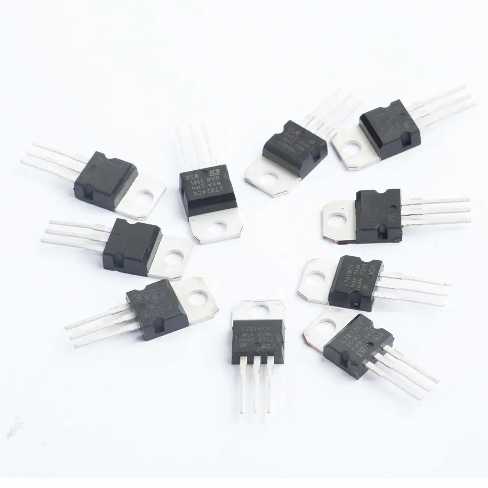 50pcs Voltage Regulator Kit 10 values T0-220 Stabilivolt LM317T L7805 L7806 L7808 L7809 L7810 L7812 L7815 L7818 L7824 image 4