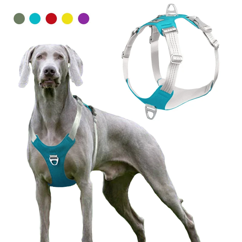 Pet Dog Harness Vest No Pull Reflective Dog Training Harness Collar For