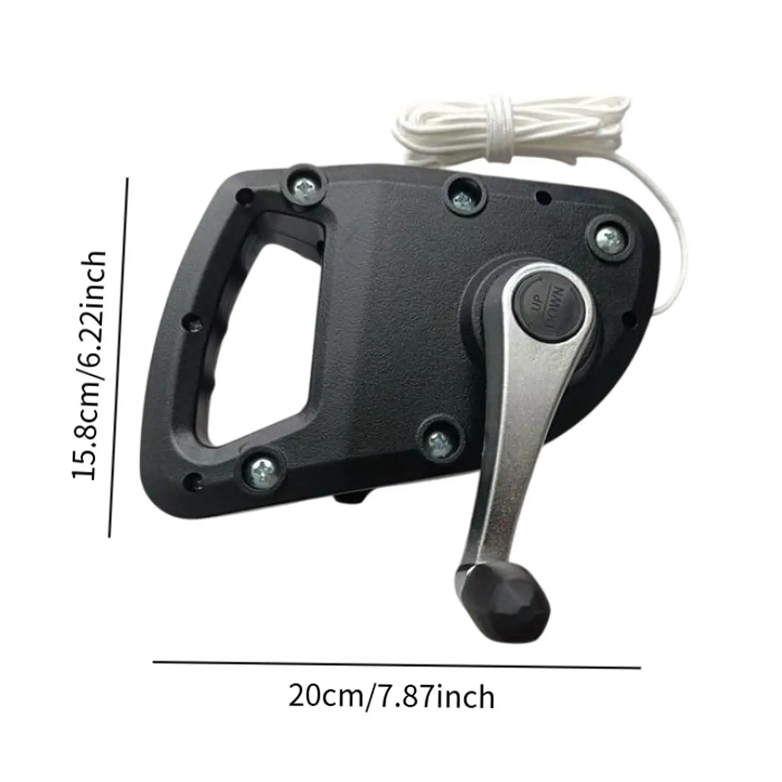 Patio Umbrella Crank Handle Diameter 48mm Heavy Duty Easy to Install Repair Parts for Garden Balcony Courtyard Deck Picnic