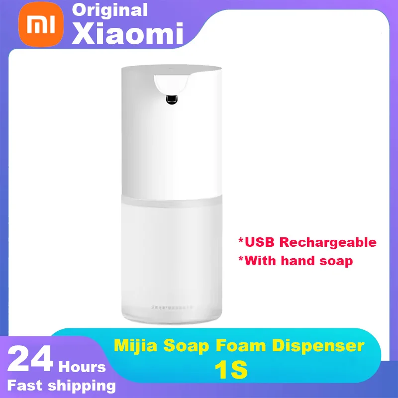 Iconic Brand Mijia Soap Foam Dispenser 1S Automatic Induction Hand Washer USB Rechargeable Foaming Machine Home Appliance