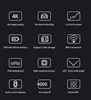 Wifi Mini Action Camera V8 4K HD 60FPS with Remote Control Screen Waterproof DV Sport Camcorders Drive Recorder Wireless Webcam 5