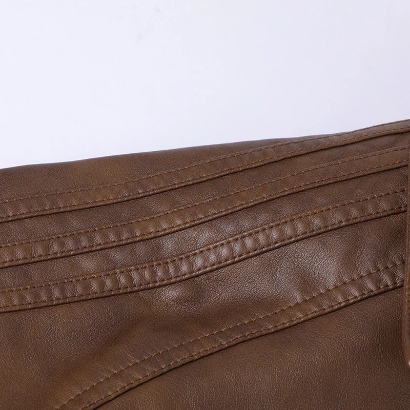 Lederjacke Männer Bomber Mäntel Herbst Motorrad Plus Größe 6XL 7XL 8XL Oversize Marke Retro Hippie Schwarz Komfort Hohe Qualität – Detail 27