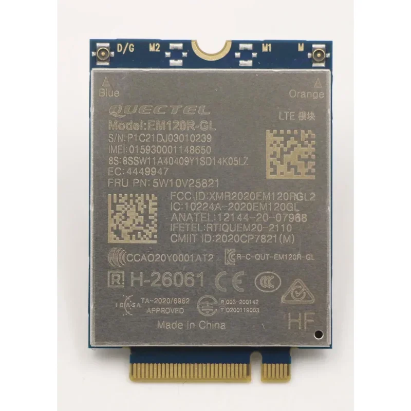 

Новинка, для Lenovo ThinkPad X1 carbon 9. 0 4G WWAN module EM120R-GL 5W10V25821