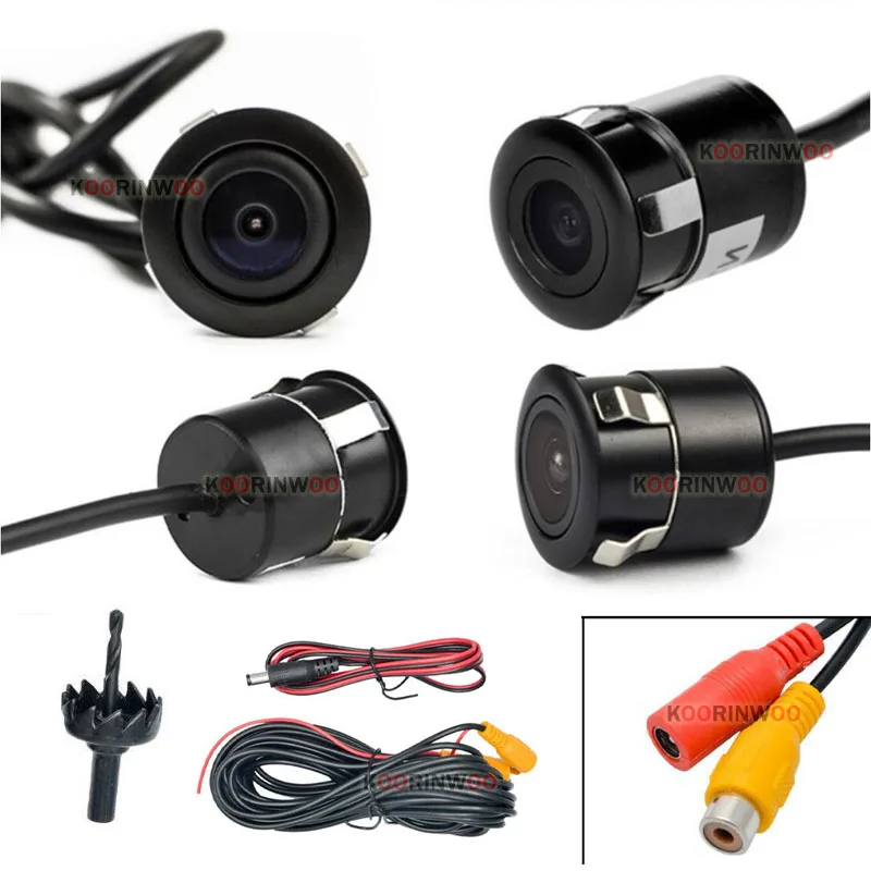 Koorinwoo Intelligent System For Cars Parktronic 4/6/8 Dynamic Smart camera Rear Parking Sensors Alert Front Cameras Car-Styling