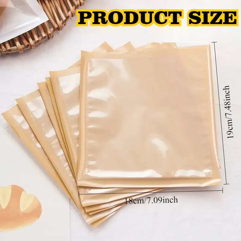 100PCS Kraft Paper Bakery Bags with Clear Window, Greaseproof and Heat Resistant Packag... - SKU KPBB2220 - UGI Packaging