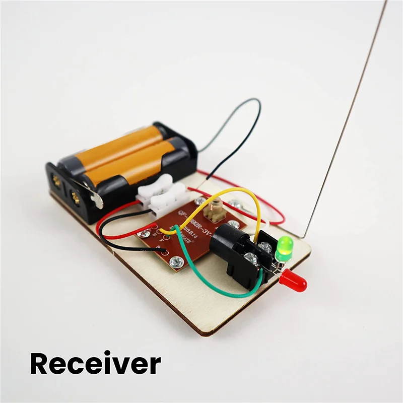 STEM Kits Learn Morse Code Build a Telegraph Machine Electric Circuit Experiment Electricity Kit(No Battery) morse code telegraph kit
