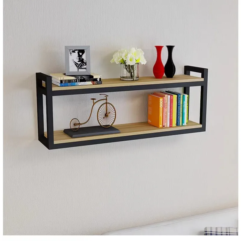 

Iron wall mounted shelves, decorative shelves flower racks, living room and bedroom wall mounted partitions, storage cabinets