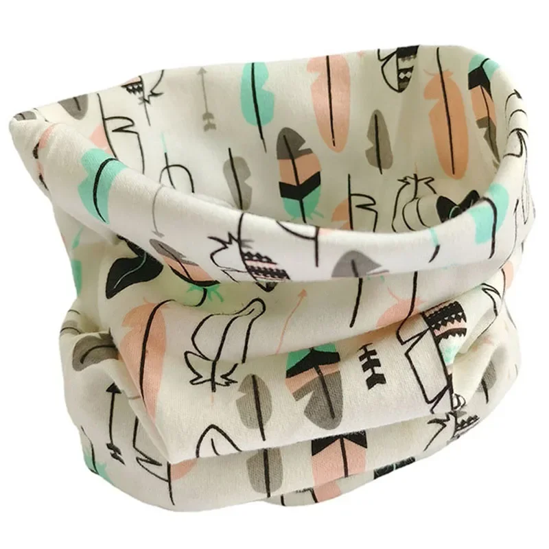 New Cotton Baby Scarf Infant Muffler Spring Autumn Winter Kids Neck Gaiter Boys Girls Neckerchief Children Scarves 6