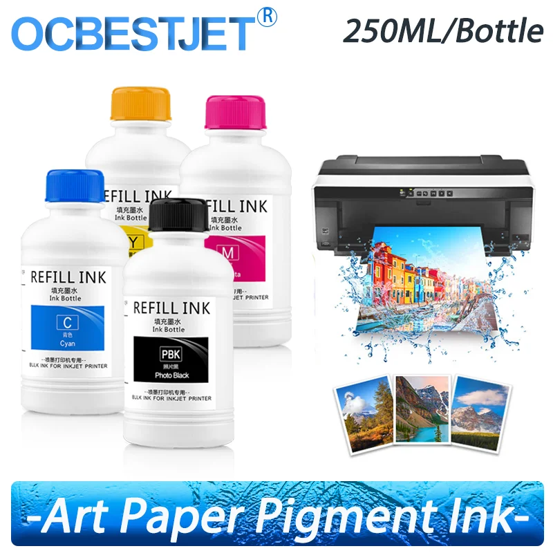 250mlArtPaperInkForEpsonL1110L1800L805T25T23TX125TX1354800