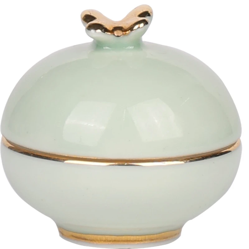 Gilded Butterfly Ceramic Jar 5