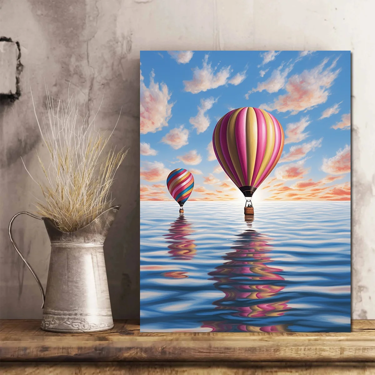 Canvases Paint Numbers Balloons  Hot Air Balloons Paint Numbers - Pictures  Number - Aliexpress