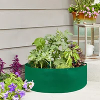 10/50/ Gallons Fabric Garden Raised Bed Round Planting Container Grow Bags Fabric Planter Pot for Plants Nursery Pot Plant Pots 2