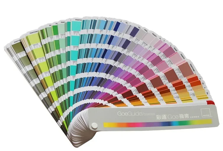 Originale Autentico Pantone Pantone Color Card Goe Carta Patinata Versione Cinese C Card Goe Pan Dong Color Card 2058 Color