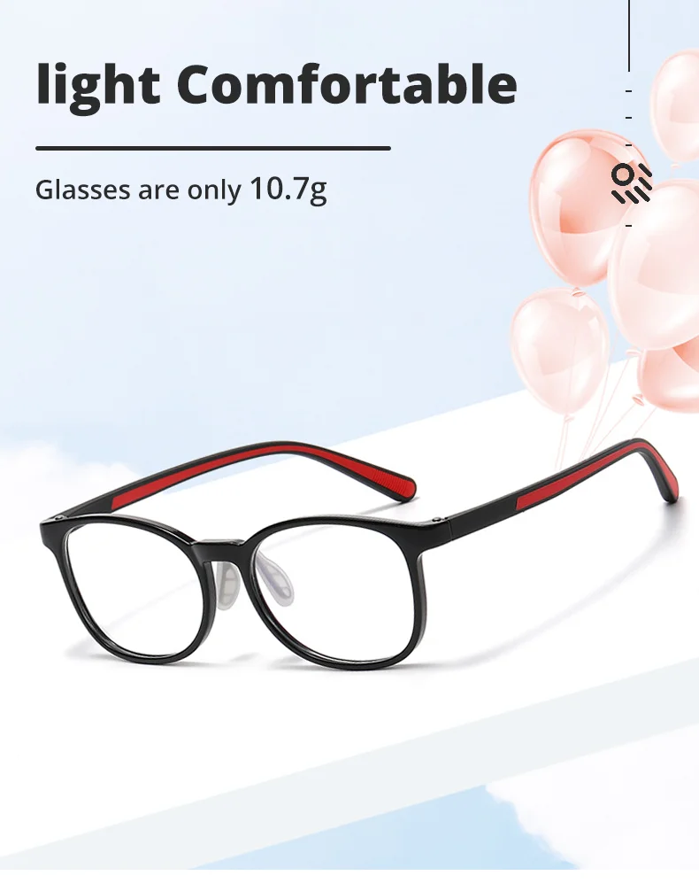 Ralferty 2-in-1-Brille zum Anklipsen für Kinder und Kinder, klares Brillengestell mit Sonnenclip, transparenter optischer Rahmen, ohne Myopie, verschreibungspflichtig – Detail 5