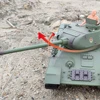 1:16 Henglong 3909-1 Russian T-34/85 Rc Metal Tracked Vehicle 7.0 Version Simulated Smoke Combat Armored Tank 4
