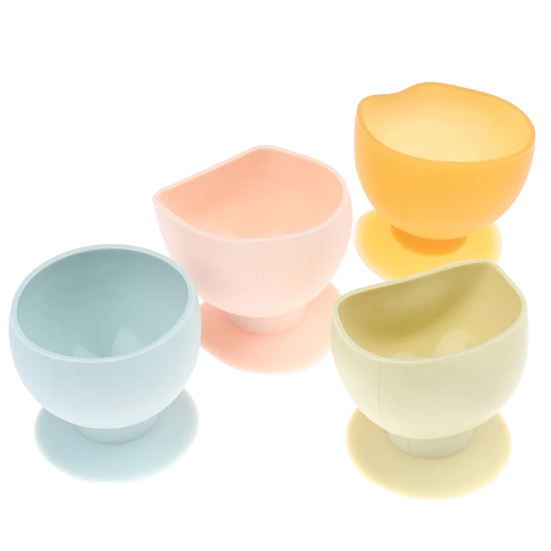 2Pcs Cup Door Knob Covers Rubber Wall Protector Door Handle Stopper Crash Pad
