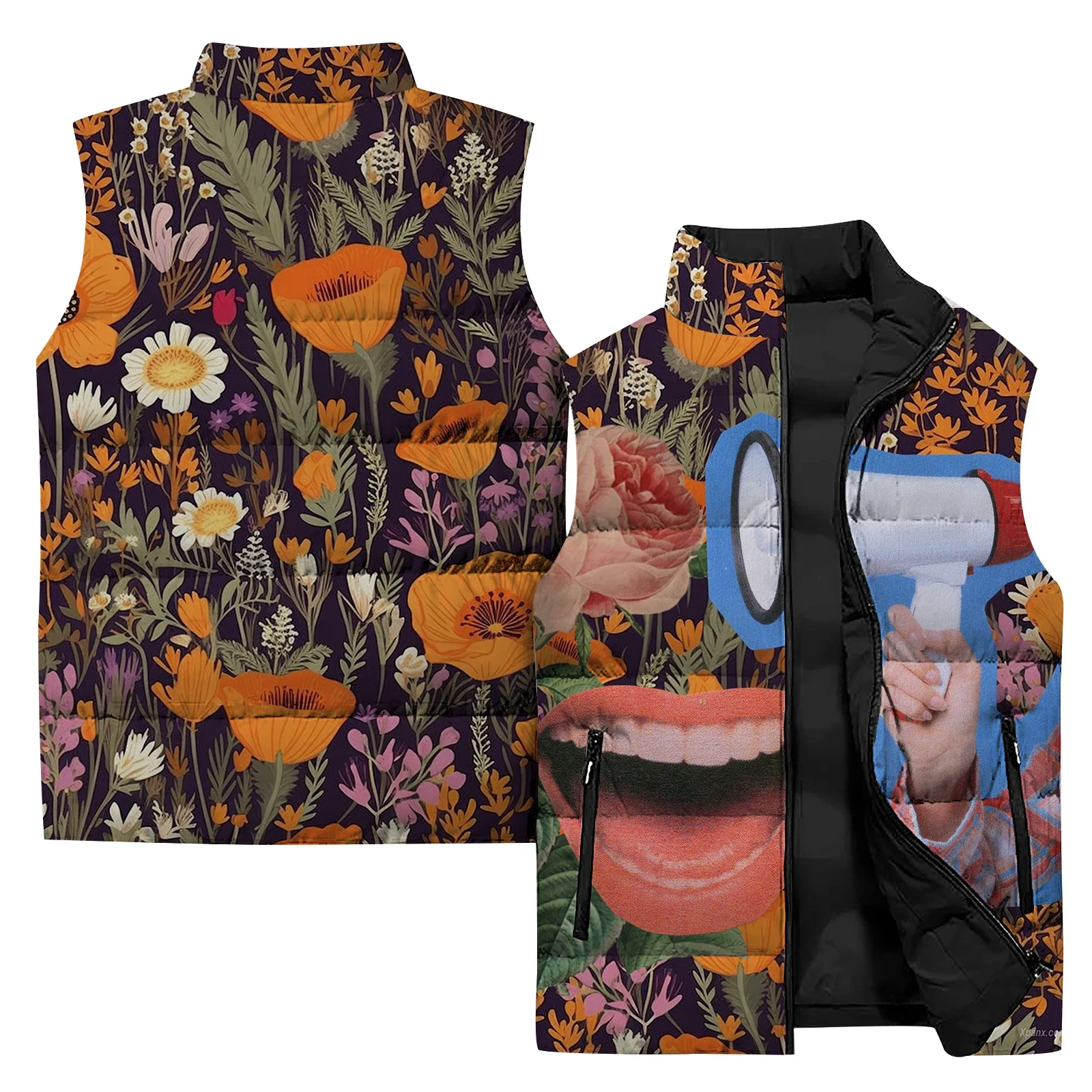 thumbnail image 1 of Manténgase abrigado en invierno Chaleco de trabajo para hombres Chaleco sin mangas cómodo y versátil para hombres Ropa deportiva de ocio de moda moderna y genial, 1 of 5